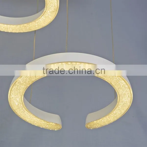 Crystal Sand Pendant Lamp Lampadari Modern Acrylic Light OXD9065-6C photo-3