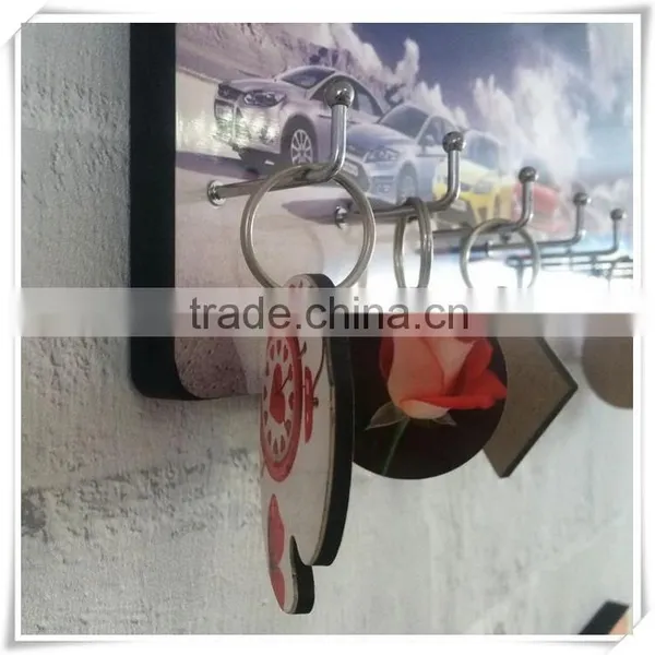 Dye Sublimation MDF Keyring Hanger for Heat Press photo-5