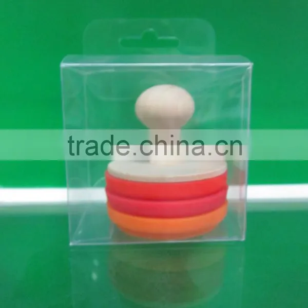 Customize and Fashionable LOVE HEART Silicone Cookie Stamps With Wooden Handle photo-6