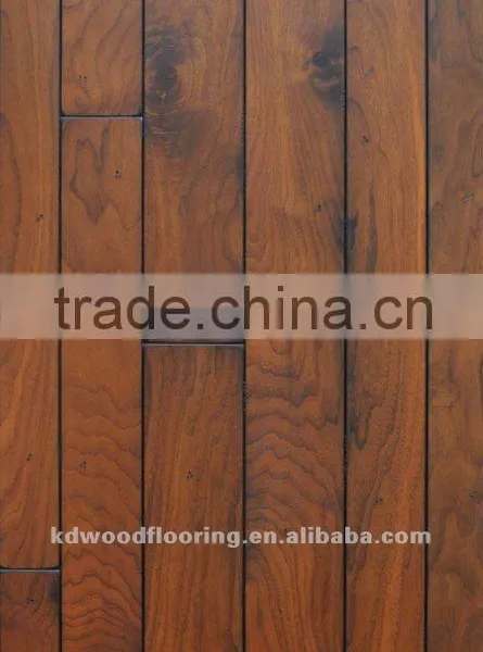 Distressed Natural Oil American Walnut Hardwood Flooring
