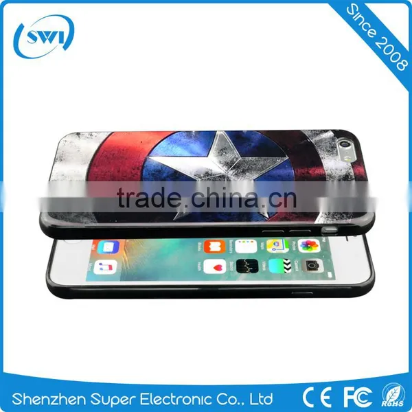 Custom Design Logo Pattern TPU Smartphone Case for IPhone 6/6 Plus IMD Sublimation Print Phone Case photo-4