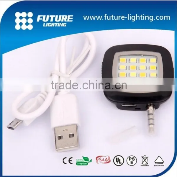 Emergency Lighting Mini Square Environmental Rechargeable Battery Iblazr Selfie LED Flashlights photo-4