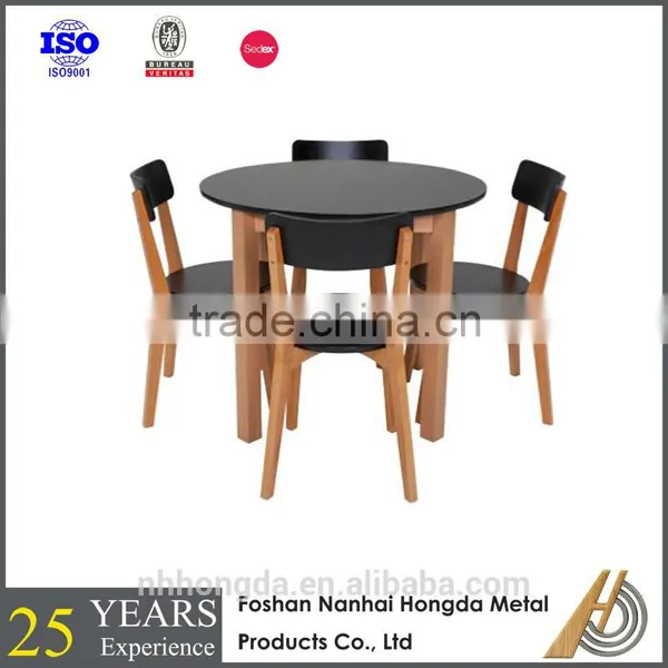 Black Small Household Modern Table for Dinner photo-2