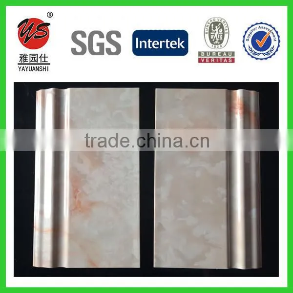 12cm Pvc Imitation Marble Decorative Line Pvc Skirting Board photo-5