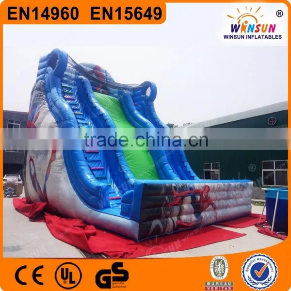 Giant Spiderman Free Fall Inflatable Slide for Adult photo-3