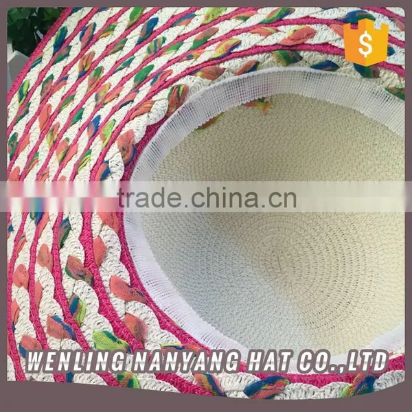 Elegant Women Beach Paper Hats High Quality Sombrero Taizhou Factory photo-4