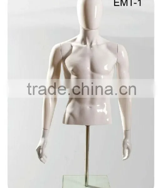 Plastic Chrome Female Torso Mannequin Sale photo-6
