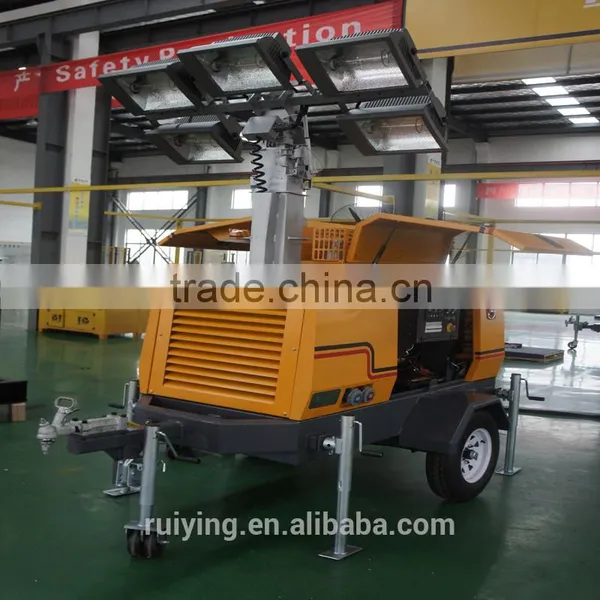 Diesel Engine Light Tower With Hand Push Type Manufacturer photo-6