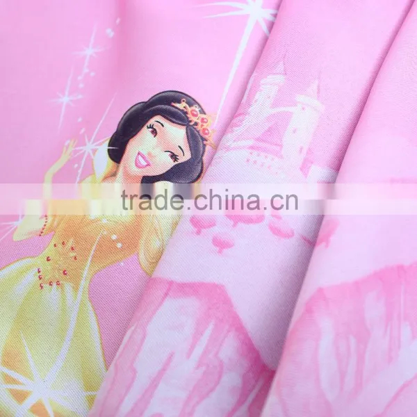 Beautiful Princess Pattern ,100% Polyester Curtain Yarn Dyed Fabric photo-3