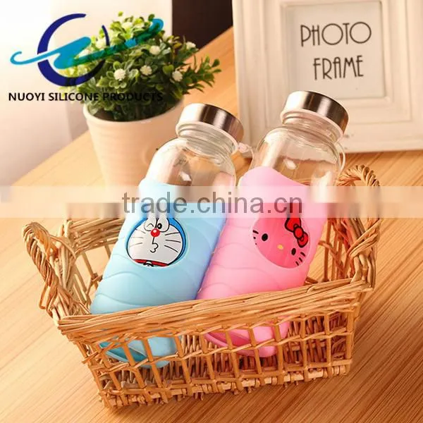 Cartoon Food Grade Soft Silicone Cup Sleeve photo-2