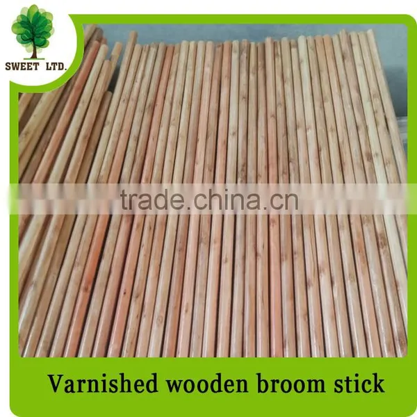 Well Straight Varnished Wood Mop Stick With Cheap Price and High Quality photo-2