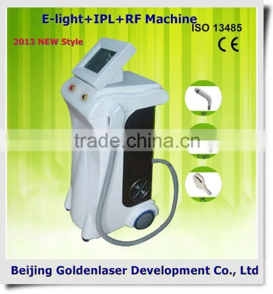 2013 New style E-light+IPL+RF machine www.golden-laser.org/ mesotherapy home kit