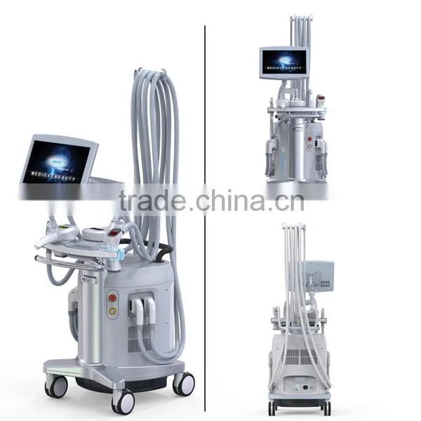 Cavitation+Vacuum Roller+Laser+Bipolar RF+Roller Massage 6in1 Body Slimming