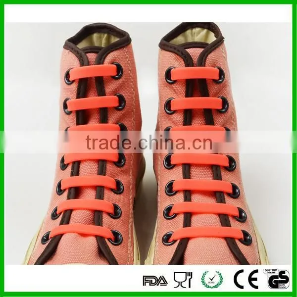 Hot Reflective Shoelaces Elastic Flexible no Tie Lazy Shoe Laces photo-3