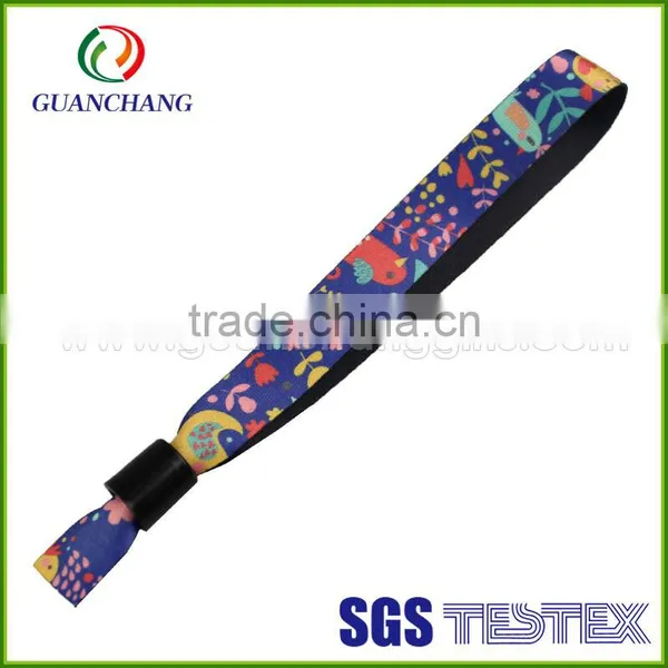 China Custom Fashion Colorful Promotional Polyester Bracelet photo-2