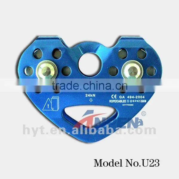 Stainless Steel Tandem Zipline Cable Trolley Pulley for Outdoor Climbing With Sealed Ball Bearings photo-4