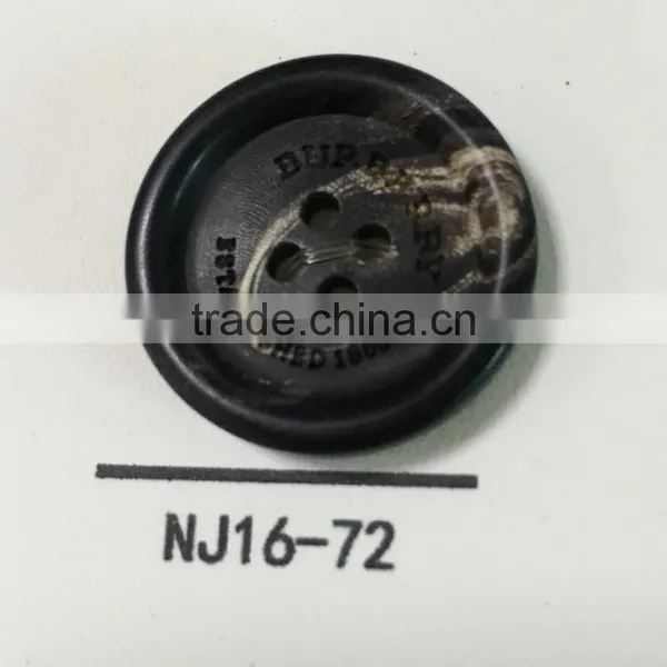 NJ16-72 Real Natural Buffalo Horn Buttons