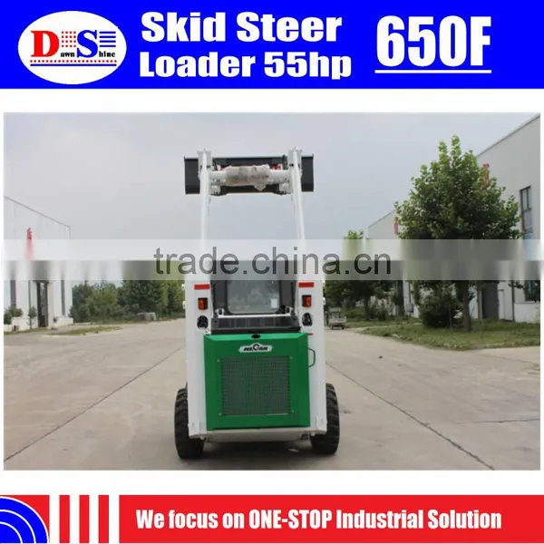 China Skid Steer Loader 650F Skid Steer Tire Rims 10-16.5 WECAN Mini Skid Steer photo-6