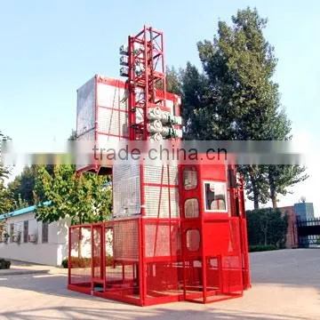 2017 DoubleCages Construction Hoist SC100/100 With Good Quality photo-5
