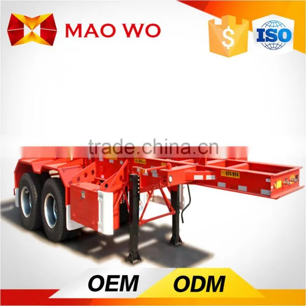 China 3 Axle 40ft Container Semi Trailer Price on Sale photo-6