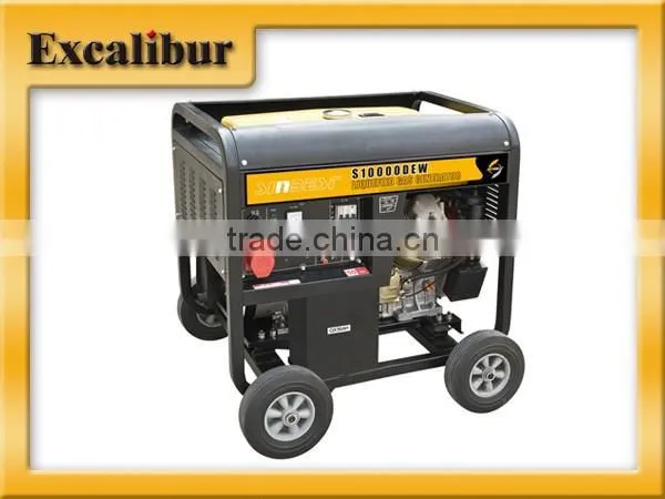 10KVA Open-Frame Diesel Generator With Wheels And ATS photo-2