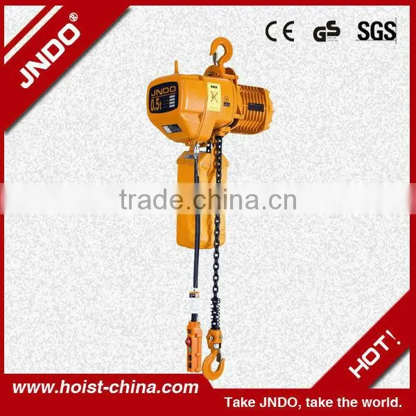 High Quality Fixed Type Electric Chain Hoist With Hook photo-2