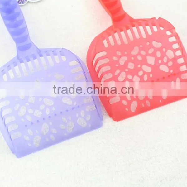 Assorted Colours Pet Handle Scoop Litter Spoon Cat Handle Scoop Easily Remove Large Clumps photo-4
