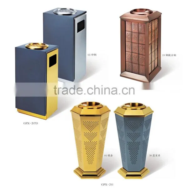 Garbage Bin With Ashtray for Hotel Hospital Airport Public Places photo-2