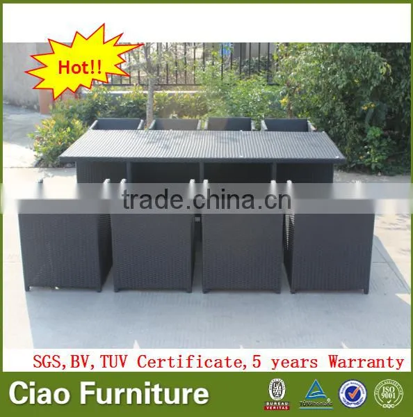 Home Garden 8 Seater Dining Furniture Cube Table and Chair photo-2
