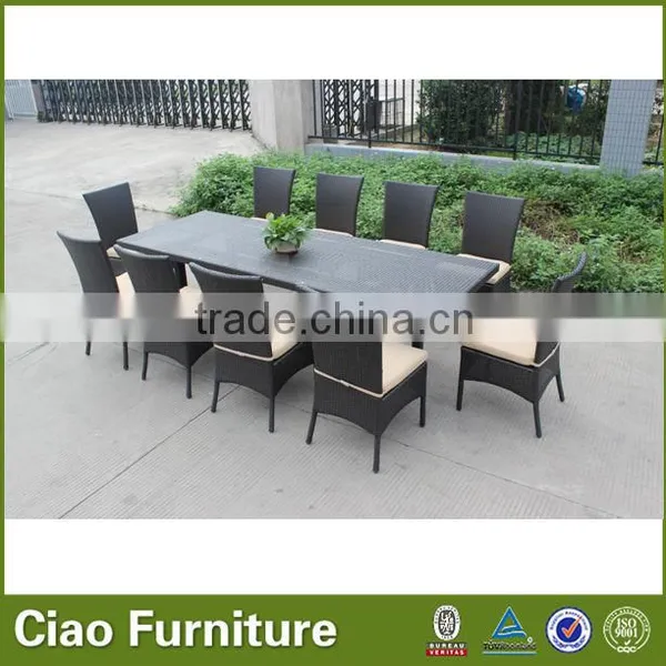 High Quality Rattan Outdoor Furniture Restaurant Table and Chairs photo-3