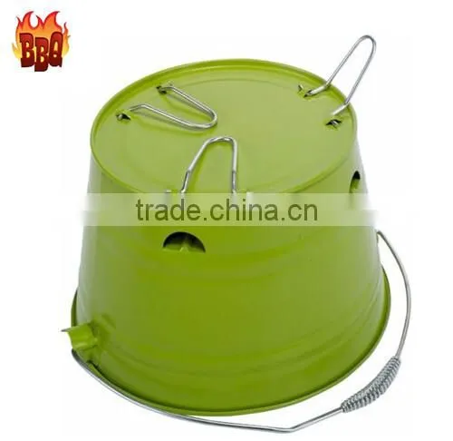 BBQ Bucket Charcoal Grill / Indoor or Outdoor Charcoal Bbq Grill Bucket photo-6