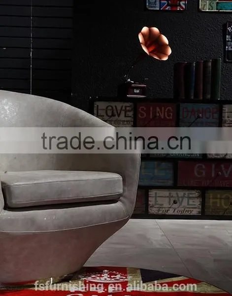 YYA027Factory Customized Swivel Leather Modern Club Chair photo-4