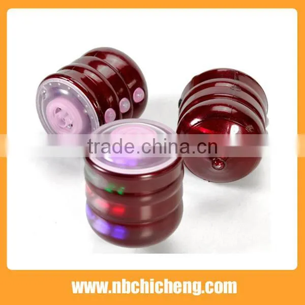 Best Selling LED Flashing Solid Color Spinning Top photo-4