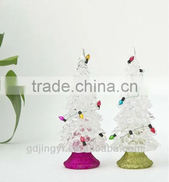 Artificial Acrylic Decorative Led Light Small Christmas Tree photo-2