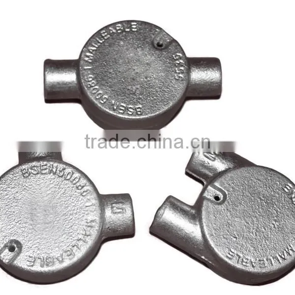 20mm and 25mm Electrical Galvanized GI Junction Box H Way photo-2