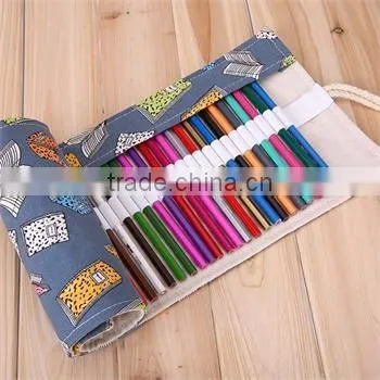 Low Price Hot Sale Handmade Roll Pencil Case Pencil Pouch Pencil Bag for Gift photo-3
