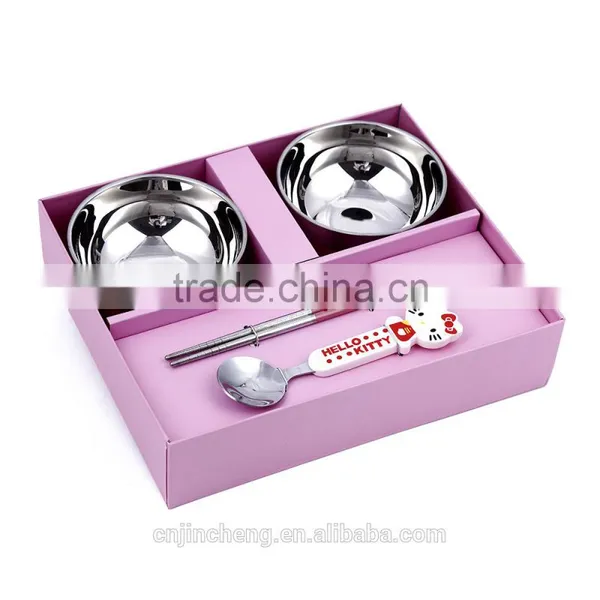 Korean Fashional Hot Sell Top Quality Cartoon Style Stainless Steel Food Grade Material Flatwares Cutlery Set photo-5