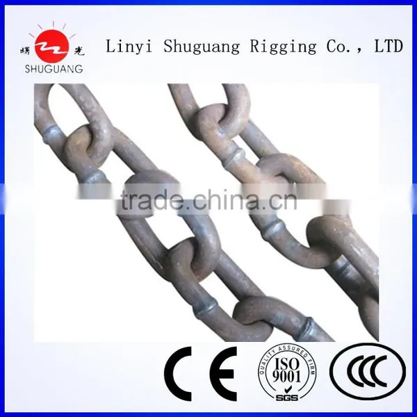 USA CHAIN WITH DELTA RING AND GRAB HOOK EACH ON ONE END