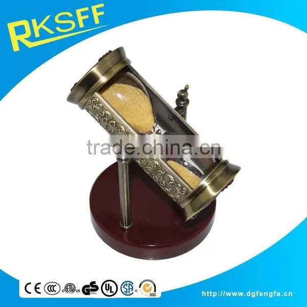 Metal Cylindrical Shaped Hourglass /Sandglass/Hourglass/3 Minites Sand Timer photo-3