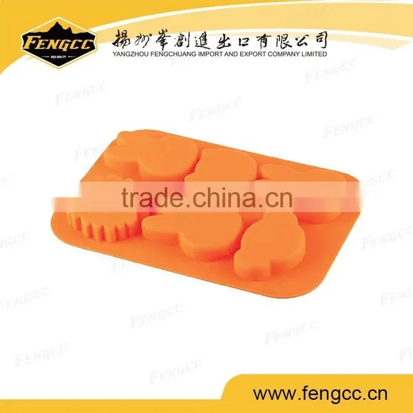 Food Grade 4 Holds Silicone Molds for Ice Cream photo-6