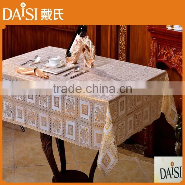 Waterproof Dining Table Covers Stain Resistant Tablecloth Vinyl Tablecloths Wholesale photo-3