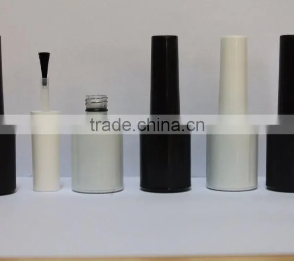 UV Pro Coated Nail Polish Bottle for Gel Polish,Black Premium Coated Glass Bottle Manufacturers