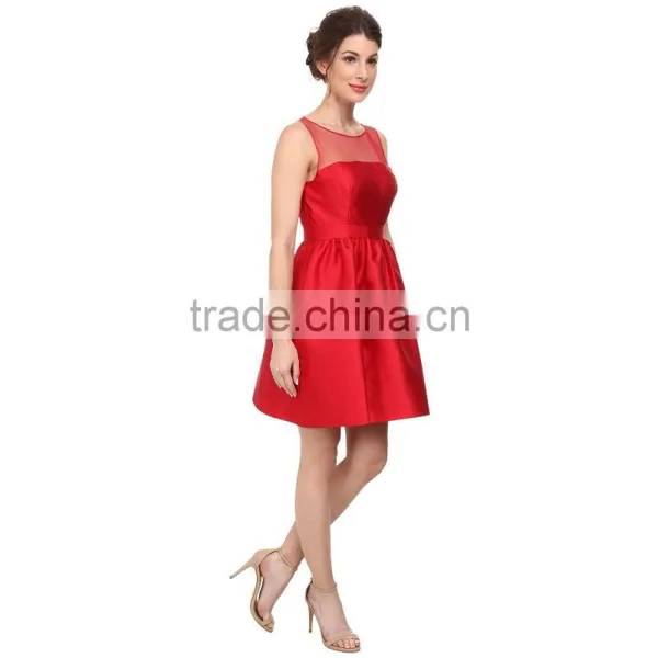 Red Temptation Fashion Lace Dress For Sexy Lady photo-4