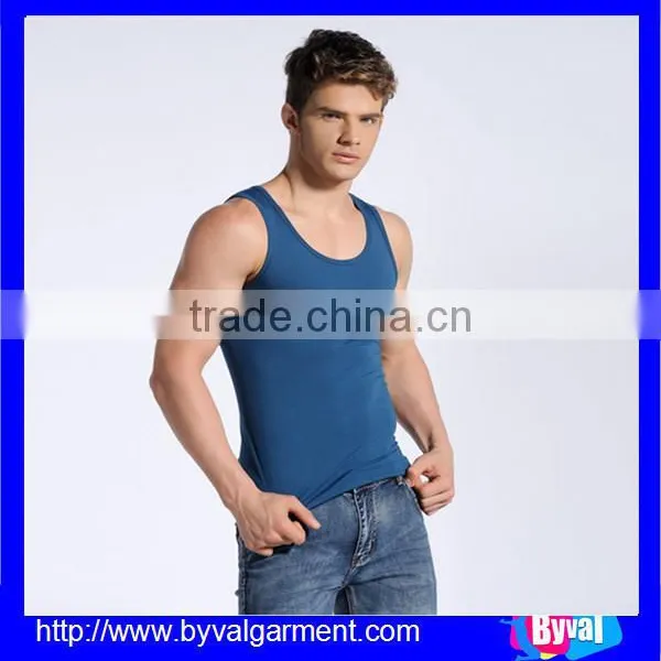 Oem Men Plain Dyed Dry Fit Sleeveless Fitness Shirt photo-6