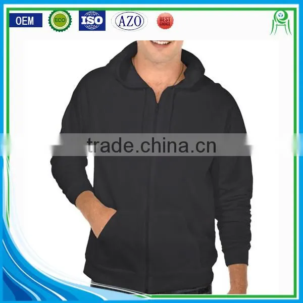China Factory Custom Printing 100% Cotton Long Zipper Hoodie photo-5
