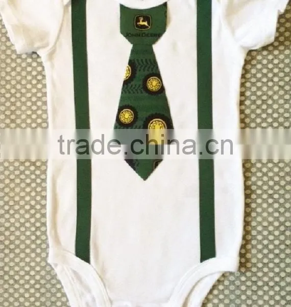 Newborn Baby 100% Cotton Clothes Baby Boys Infant Tie Rompers Toddlers Cute Clothes photo-4