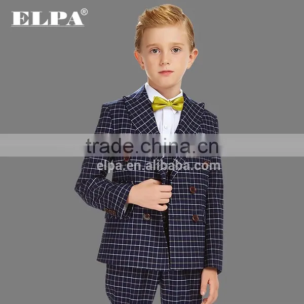 ELPA Formal Fancy Kids Clothes Boys Plaid Three Pieces Children Clothes Suit Boys photo-2