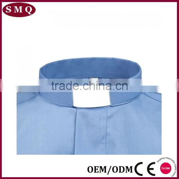 USA Hot Sale Custom Tab Collar Cotton/polyester Clergy Shirt photo-2