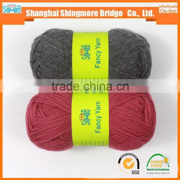 Shopping Knitting Wool Yarn China Factory Best Selling Worsted Solid Dyed 100% Wool Roving Yarn With Oeko-tex Quality photo-3