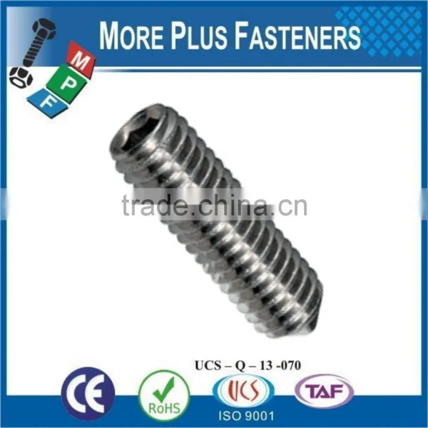 Made in Taiwan DIN 914 Cone Point Grub Screw DIN 914 photo-6